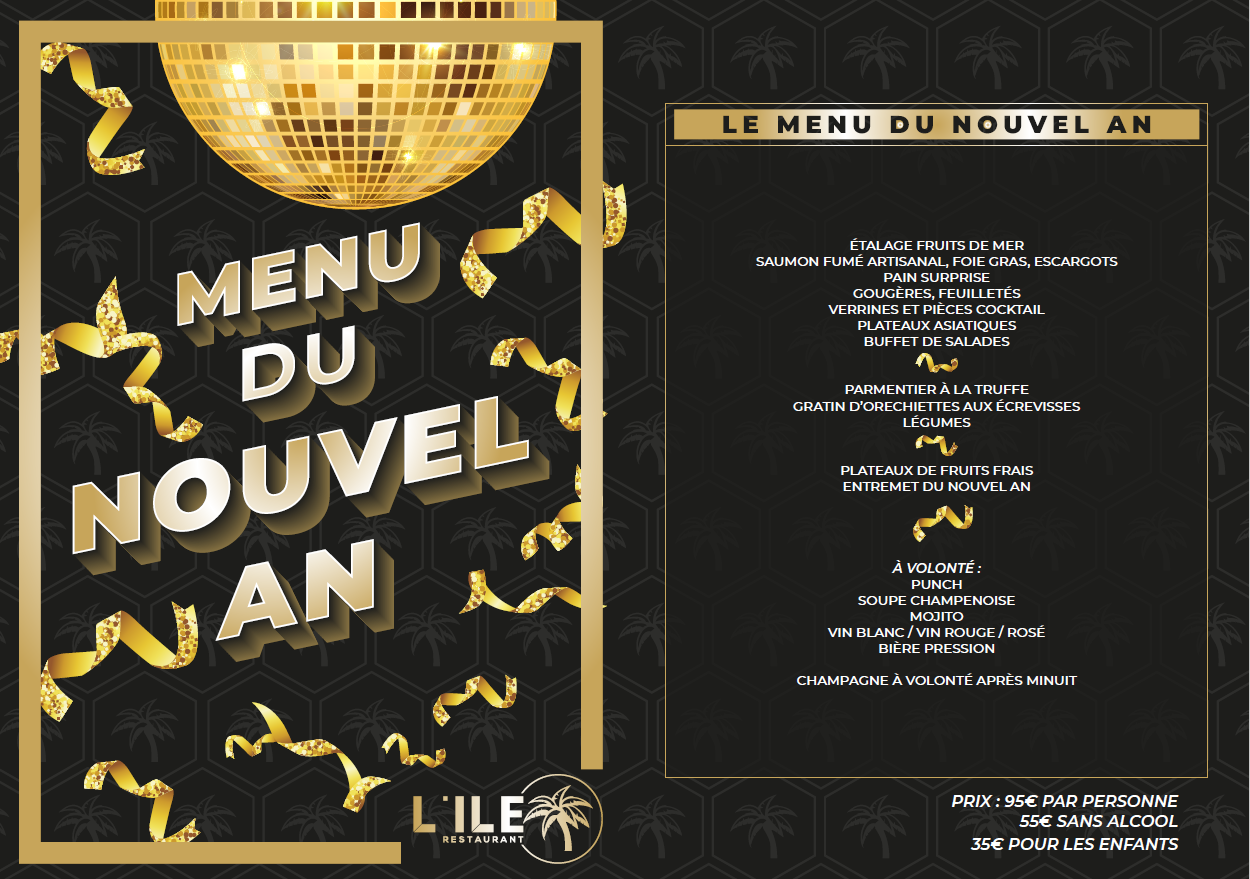 Menu Du Nouvel An Ile Restaurant Menu Du Nouvel An Ile Restaurant